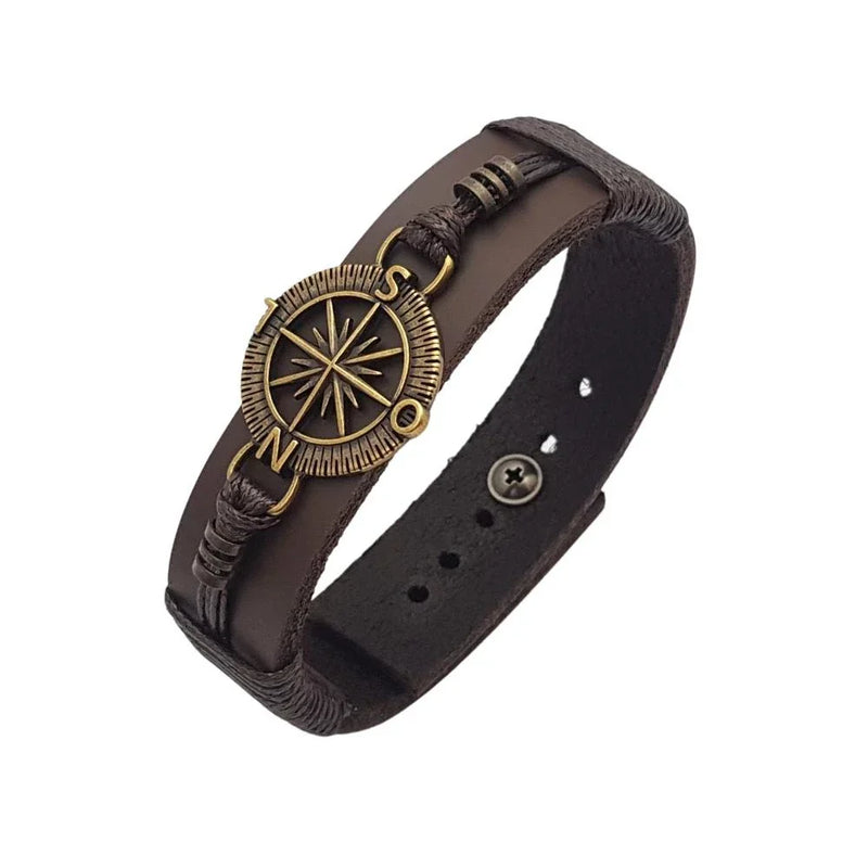 Pulseiras Masculinas De Couro