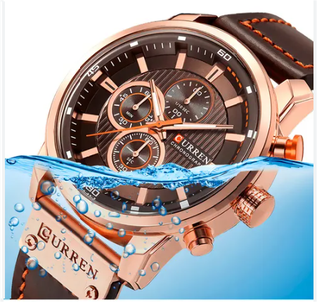 RELÓGIO CURREN 8291-LUXO, ESTILO E PODER SUPREMO