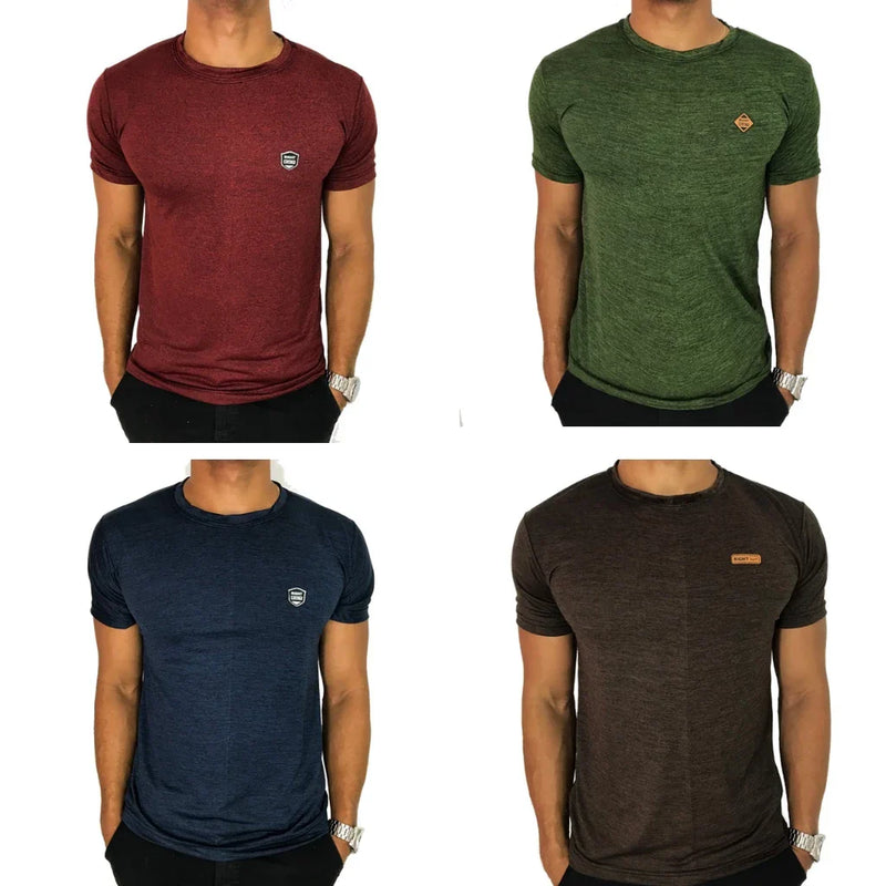 Kit 4 Camisetas Masculinas Dry Fit