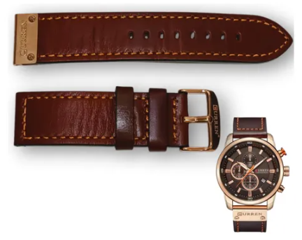 RELÓGIO CURREN 8291-LUXO, ESTILO E PODER SUPREMO