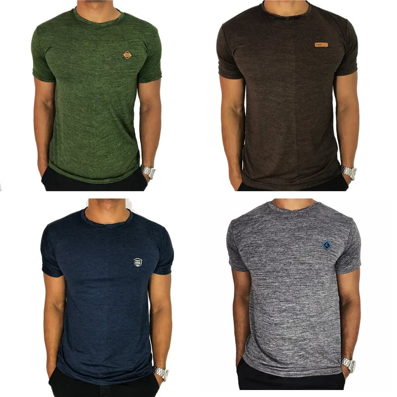 Kit 4 Camisetas Masculinas Dry Fit