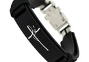 Pulseira Masculina fé Pulseira de Couro