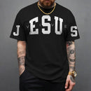 Camiseta Jesus Oversized Streetwear camisa 100% Algodão