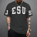 Camiseta Jesus Oversized Streetwear camisa 100% Algodão