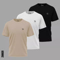 Kit 3 Camisetas 100% Algodão